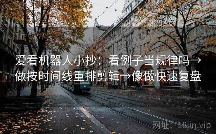 爱看机器人小抄：看例子当规律吗→做按时间线重排剪辑→像做快速复盘