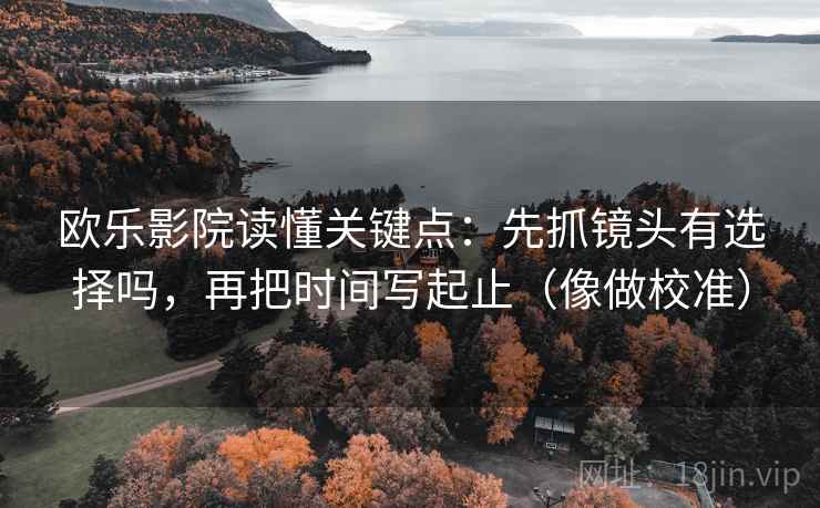 欧乐影院读懂关键点:先抓镜头有选择吗,再把时间写起止(像做校准) 欧乐影院读懂关键点:先抓镜头有选择吗,再把时间写起止(像做校准)